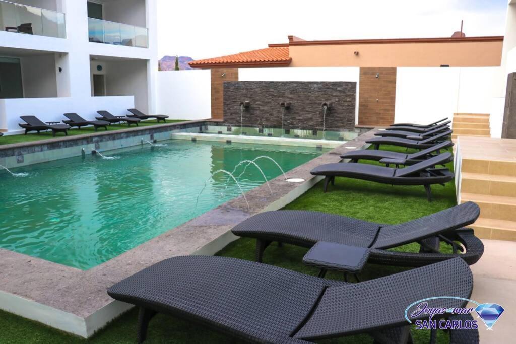 Departamento Turquesa 4 Joyas De San Carlos San Carlos Nuevo Guaymas Eksteriør bilde
